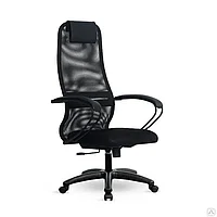 Офисное кресло Метта SU-BP-8(О), Сетка, Синтетическая дышащая сетка, Черный
