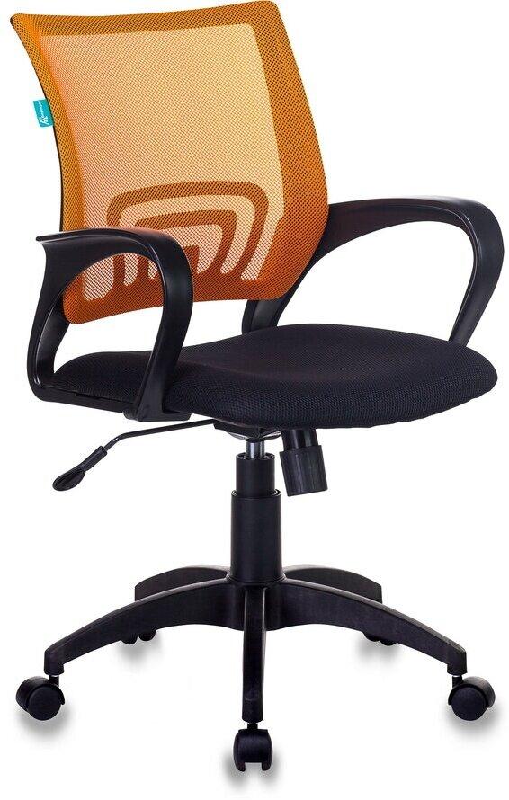 Кресло рабочее Бюрократ Оранжевый, чёрный - фото 1 - id-p99309756