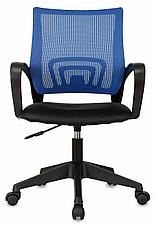 Кресло рабочее Бюрократ синий / черный, фото 3