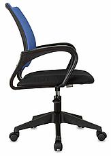 Кресло рабочее Бюрократ синий / черный, фото 2