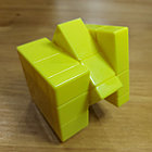 Кубик Рубика "Qiyi Cube" Зеркальный. Mirror. Интересная головоломка. Цвет желтый., фото 3