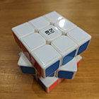 Доступный Кубик Рубика "Qiyi Cube" MofangGE 3X3 Sail в белом пластике. Куб 3 на 3. Головоломка., фото 2