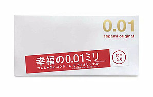 Презервативы "Sagami Original 0.01", упаковка 20 ШТУК
