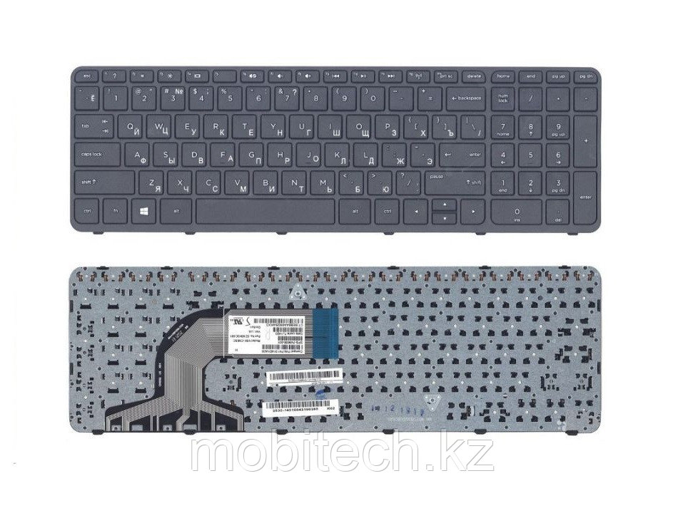 Клавиатуры HP 350-G1 351-G1 356 355-G2 15-e 15-r 15-h 15-n 15-g 250 g3 708168-251, клавиатура RU/EN раскладка