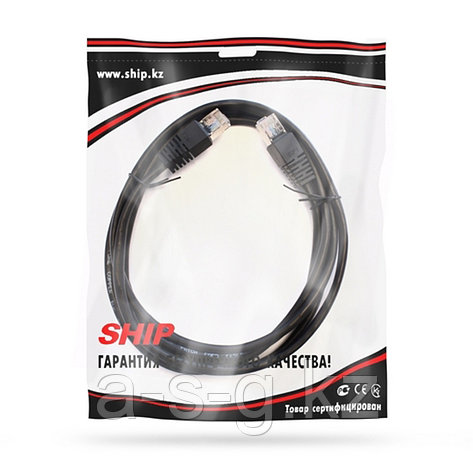 Патч сым SHIP Cat.5e FTP LSZH RJ-45 1 м S4025BK0100-P, фото 2