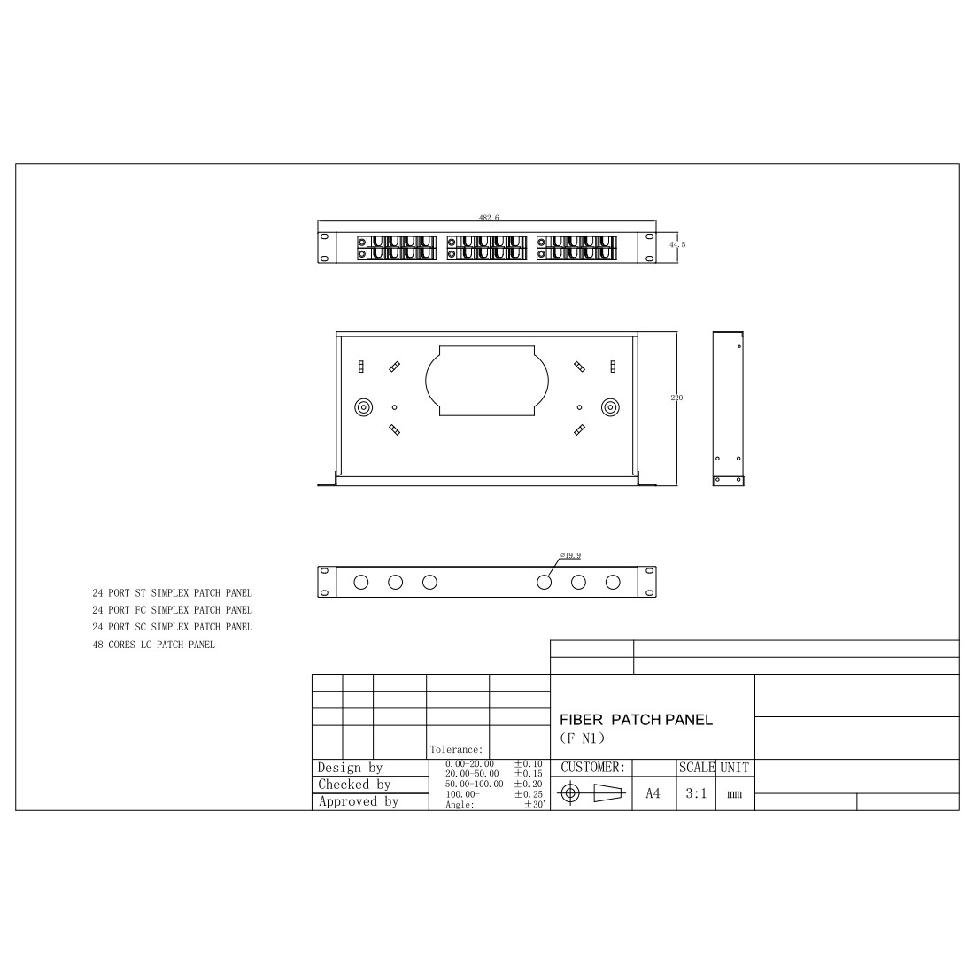 Оптический кросс SHIP F-N1 - фото 3 - id-p112421709