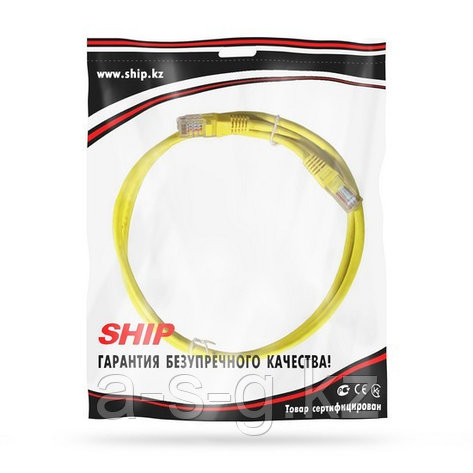 Патч сым SHIP Cat.5e UTP LSZH RJ-45 0.5 м S3025YL0050-P, фото 2