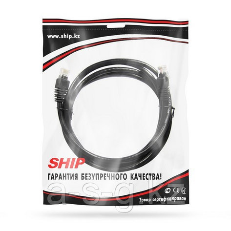 Патч сым SHIP Cat.6 UTP LSZH RJ-45 2 м S6025BK0200-P, фото 2