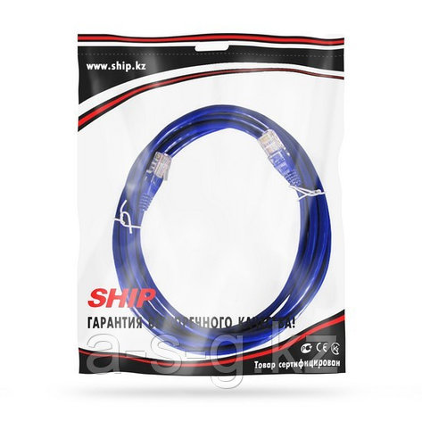 Патч сым SHIP Cat.5e UTP LSZH RJ-45 3 м S3025BL0300-P, фото 2