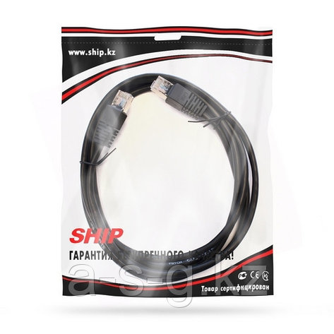 Патч сым SHIP Cat.5e FTP LSZH RJ-45 3 м S4025BK0300-P, фото 2