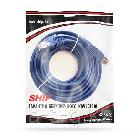 Патч сым SHIP Cat.5e FTP LSZH RJ-45 5 м S4025BL0500-P, фото 2