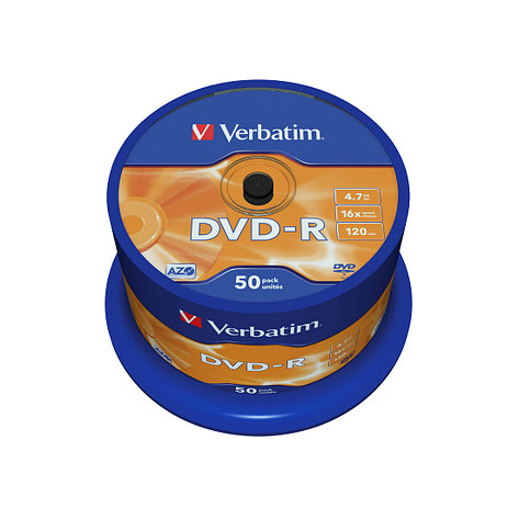 Диск DVD-R Verbatim (43548) 4.7GB 50штук Незаписанный, фото 2