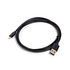 Интерфейсный кабель USB-Lightning SVC LHT-PV0120BK-P, 30В, Чёрный, Пол. пакет, 1.2 м