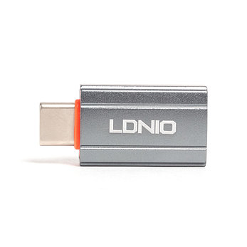 Переходник LDNIO LC140 USB A на USB Type-C Адаптер Серый, фото 2