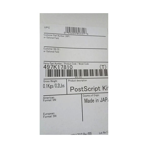 Печать PostScript Xerox 497K17810, фото 2