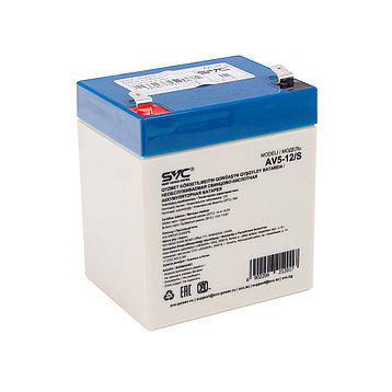 Аккумуляторная батарея SVC AV5-12/S 12В 5 Ач, фото 1