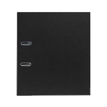 Папка-регистратор Deluxe с арочным механизмом, Office 3-BK19 (3" BLACK), А4, 70 мм, чёрный, фото 2