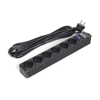 Сетевой фильтр SVC ZC6S-50M 5 м. 220 в., фото 2