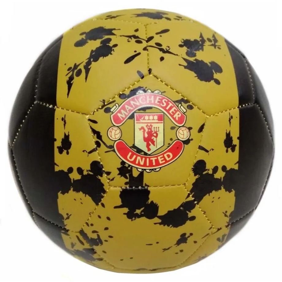 Футбольный мяч  Manchester United, желто-черный