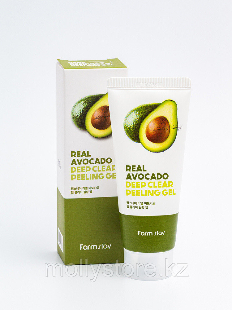 FarmStay Пилинг-гель с экстрактом авокадо Real Avocado Deep Clear Peeling Gel, 100 мл