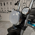 Детский трехколесный велосипед "Харли". Музыкальный. Фара горит. Цвет зеленовато-синий., фото 4