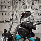 Детский трехколесный велосипед "Харли". Музыкальный. Фара горит. Цвет зеленовато-синий., фото 8