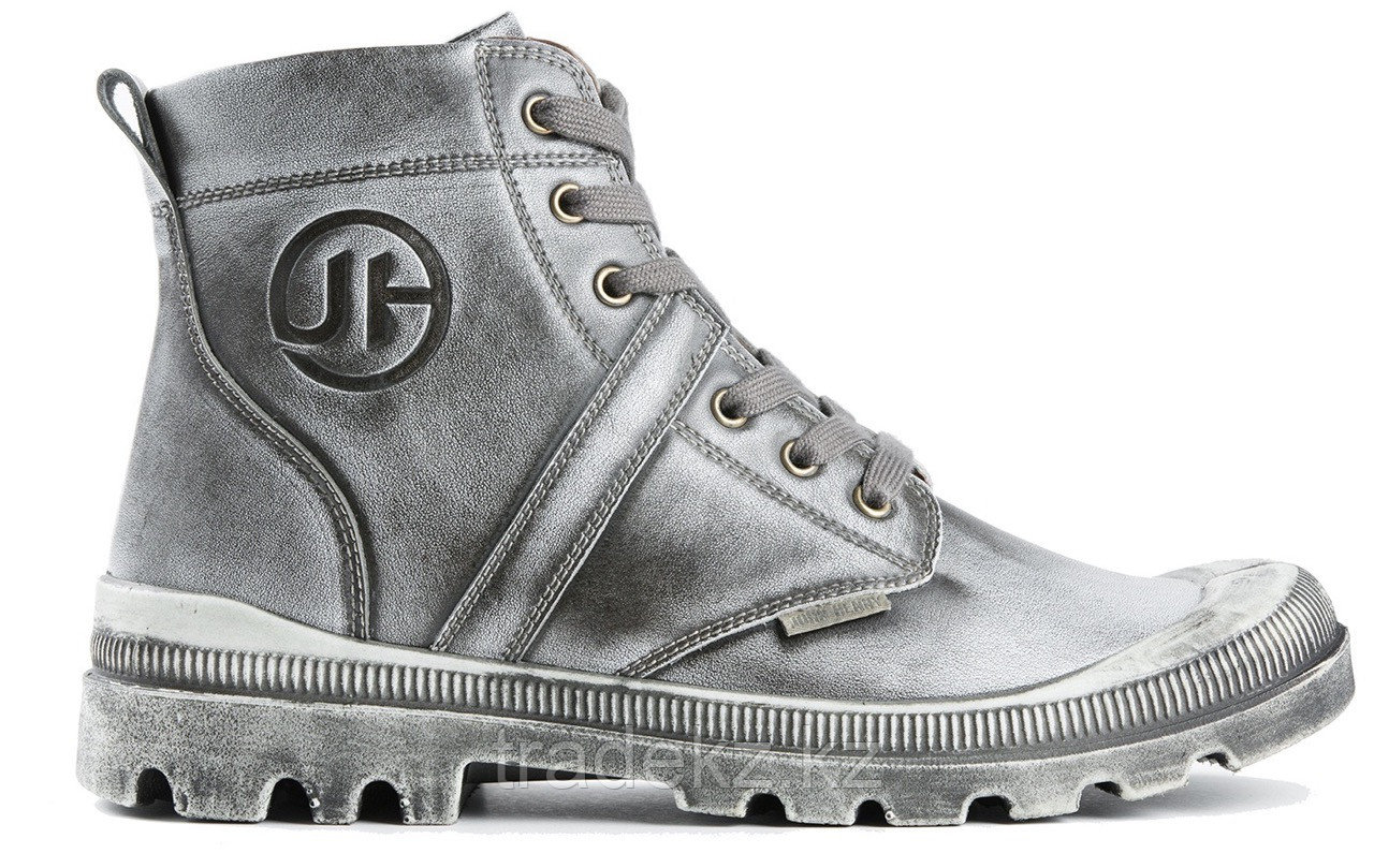 Ботинки демисезонные JOHN HENRY (кожа/серый), размер 40