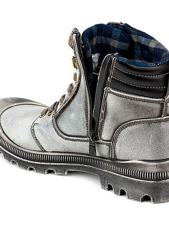 Ботинки демисезонные JOHN HENRY (кожа/серый), размер 41, фото 2