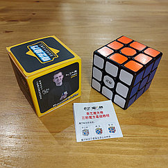 Профессиональный Кубик Рубика "Qiyi Cube" MofangGE 3X3 Sail W. Черный пластик. Куб 3 на 3. Головоломка.