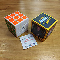 Қолжетімді Рубик текшесі "Qiyi Cube" MoFangGe 3X3 Sail W. Ақ пластик. 3-тен 3-ке дейінгі текше. С зжұмбақ.
