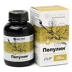 Концентрат Напиток "Популин" кора осины (противопаразитарного) 200мл
