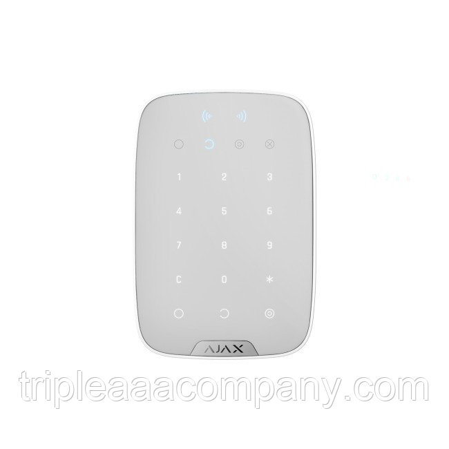 Ajax KeyPad Plus белый клавиатура - фото 1 - id-p108285402