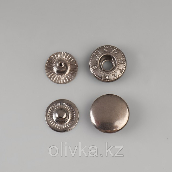 Кнопки установочные, Альфа 54, d = 12,5 мм, цвет чёрный никель - фото 3 - id-p110939819