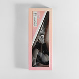 Ножницы «Волна», 9,5", 23,5 см, шаг - 3 мм, в коробке, цвет чёрный, фото 5