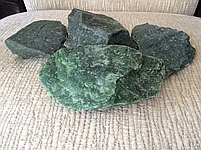 Камни для бани Нефрит 10 кг. Хакасия. Сорт Высший., фото 2