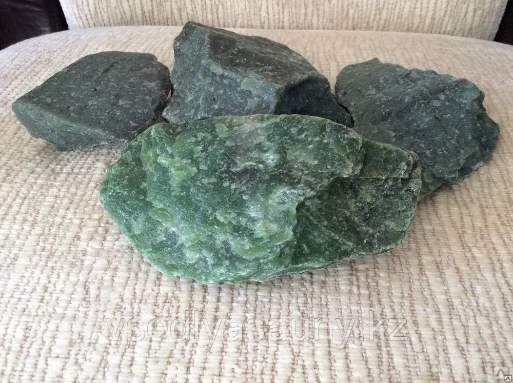 Камни для бани Нефрит 10 кг. Хакасия. Сорт Высший. - фото 2 - id-p112433113