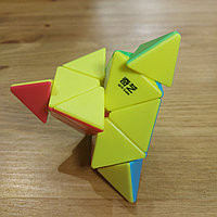 Рубик кубигі QiYi Pyraminx QiMing MoFangGe Pyraminx. Меферт пирамидасы. Жұмбақ. Сыйлық.