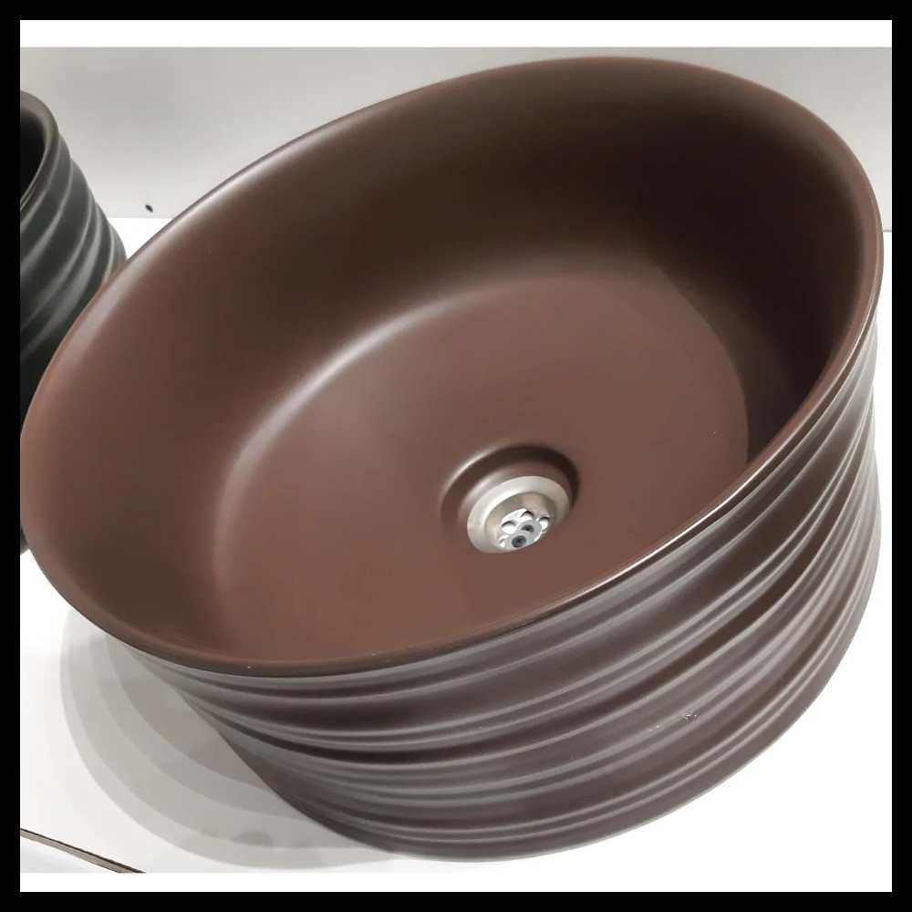 Курна керамическая Palermo M11 для турецкого хамама со сливным отверстием (размер = 410 мм), фото 1