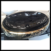 Керамическая раковина Palermo F04 для паровой комнаты со сливным отверстием (размер = 600*415 мм)