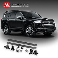 Выдвижные электрические пороги для Toyota Land Cruiser 300 2022-2024