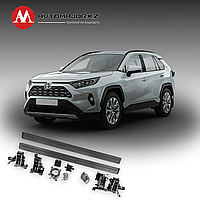 Выдвижные электрические пороги для Toyota RAV4 2019-2023