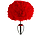 Металлическая анальная пробка с красным хвостиком Fluffy от Alive (7*3,2 см.), фото 3