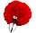 Металлическая анальная пробка с красным хвостиком Fluffy от Alive (7*3,2 см.), фото 4