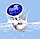Маленькая металлическая анальная пробка с синим кристаллом Anal Pleasure от Alive (L: 9*4,1 см.), фото 6