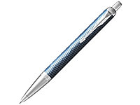 Шариковая ручка Parker IM Premium K318 Blue Grey CT, стержень: M, цвет чернил: blue, в подарочной упаковке.