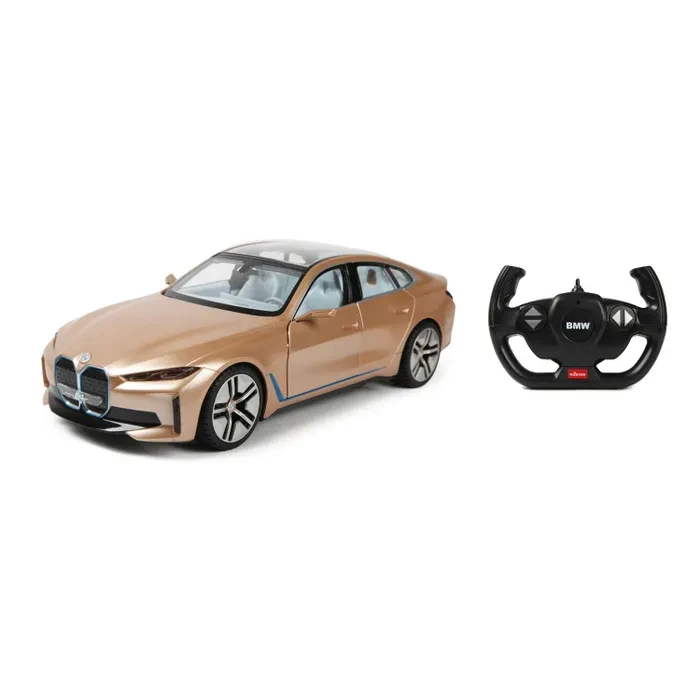 Радиоуправляемая машина RASTAR 1:14 BMW i4 Concept Золотая - фото 2 - id-p112443416