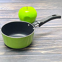 Сковорода маленькая глубокая 14 см зеленая