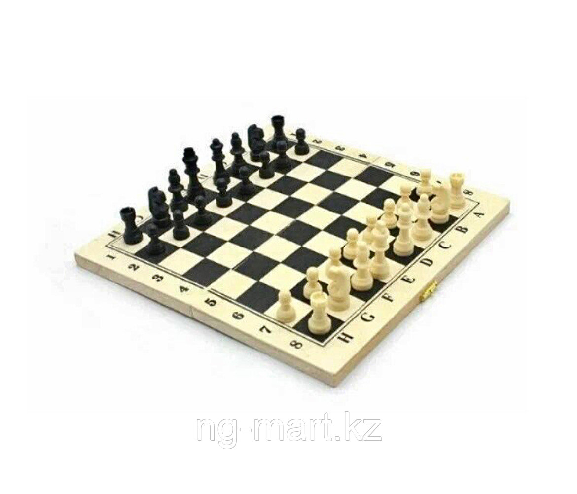 Шахматы деревянные 21х10,5 см - фото 1 - id-p97011341