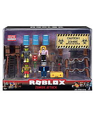 Roblox Zombie Attack: набор из 4 фигурок и аксессуаров