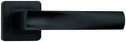Дверная ручка на квадратной розетке HQ.455.A4.00.BL/МАТОВЫЙ ЧЕРНЫЙ